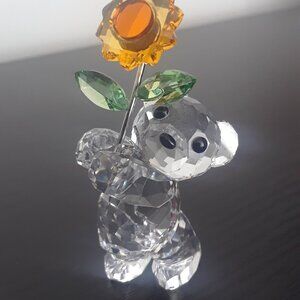 Adorable Swarovski Especially For You Sunflower Kris Bear